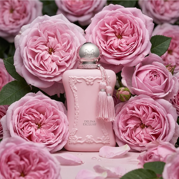 Delina Scent EDP Perfume for Women Long Lasting Pink Rose Rhubarb Sweet Floral Fragrance Lady Romantic Body Mist 100ml