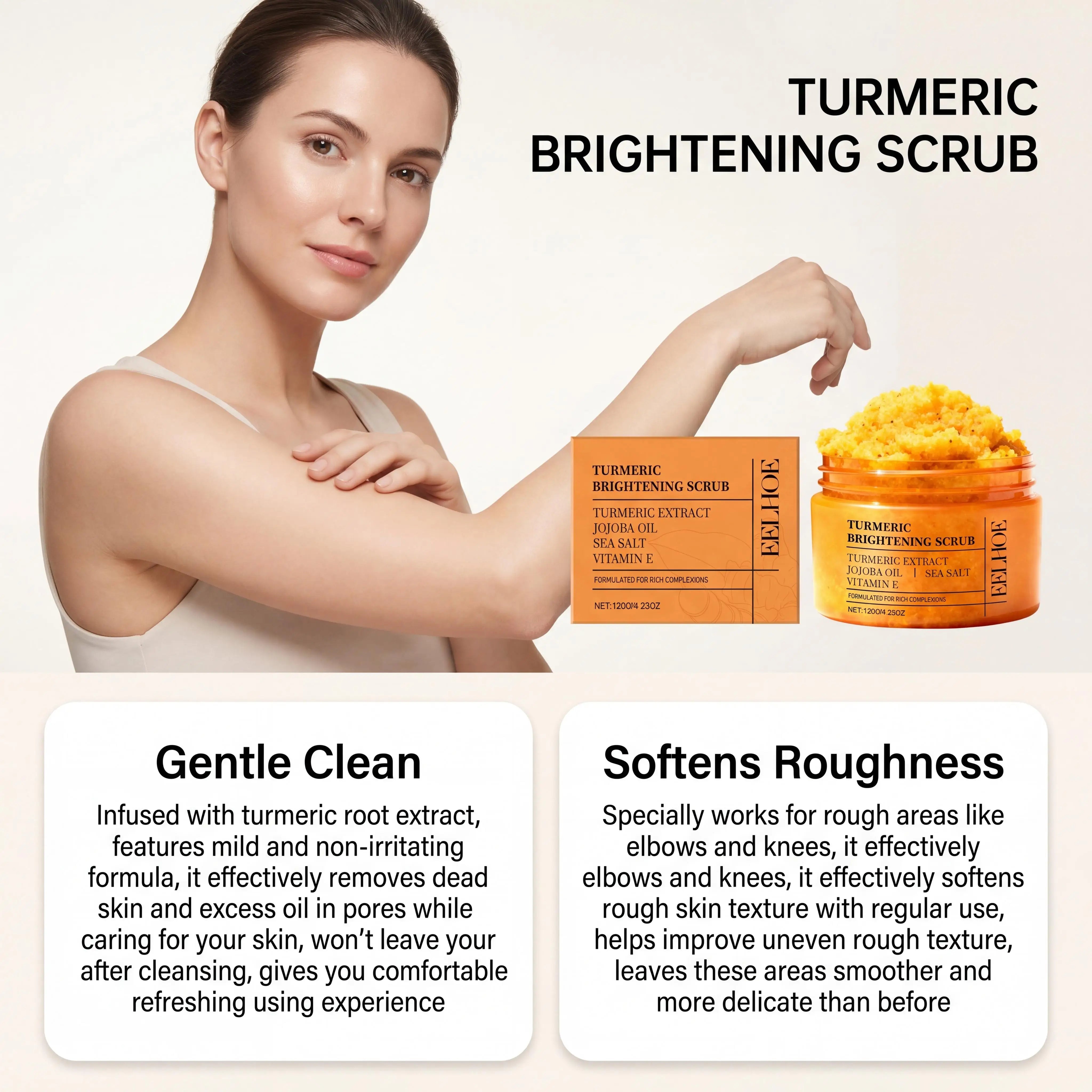 Vitamin E & Turmeric Brightening Body Scrub – 120g