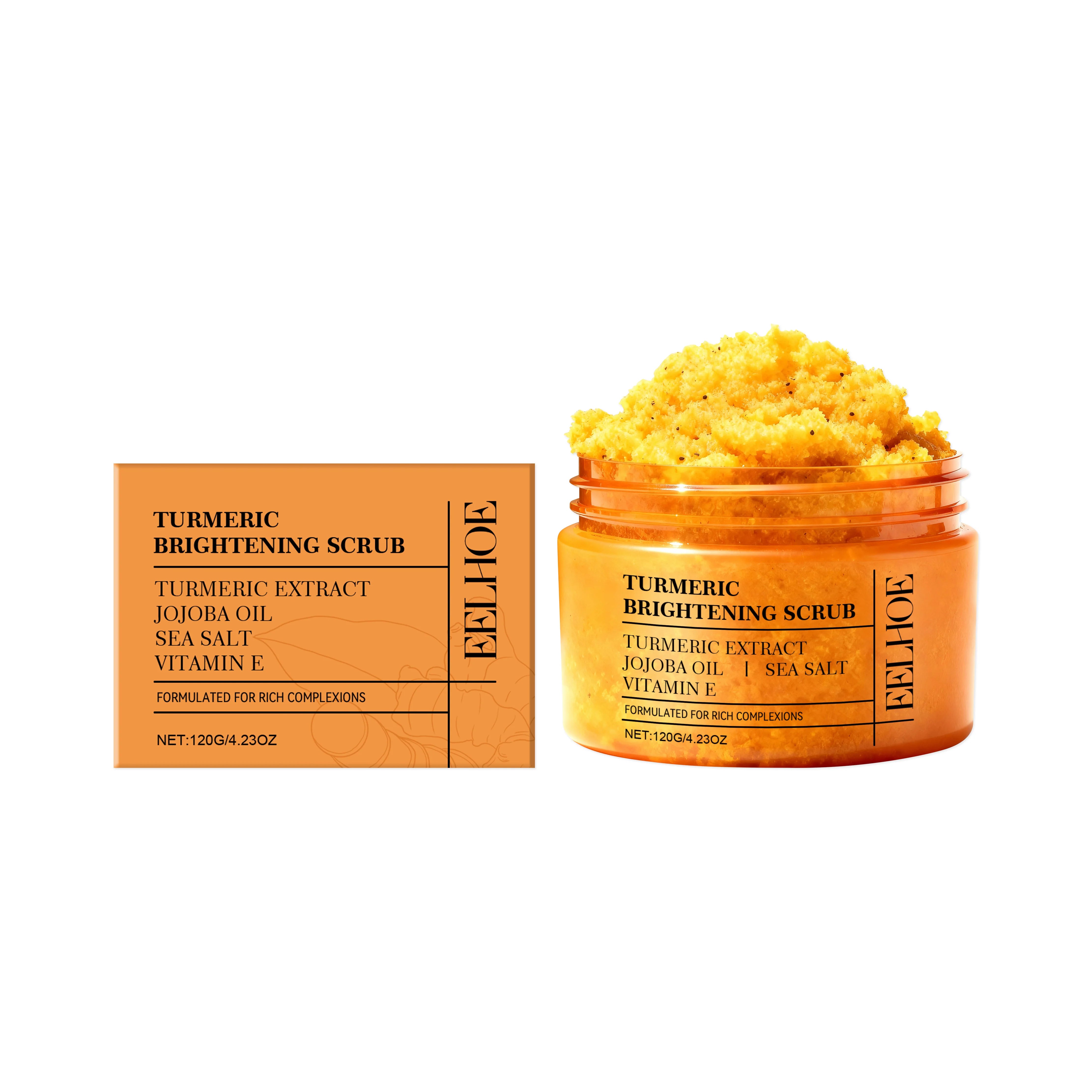Vitamin E & Turmeric Brightening Body Scrub – 120g