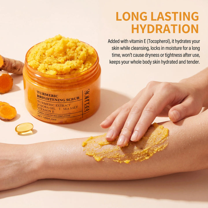 Vitamin E & Turmeric Brightening Body Scrub – 120g