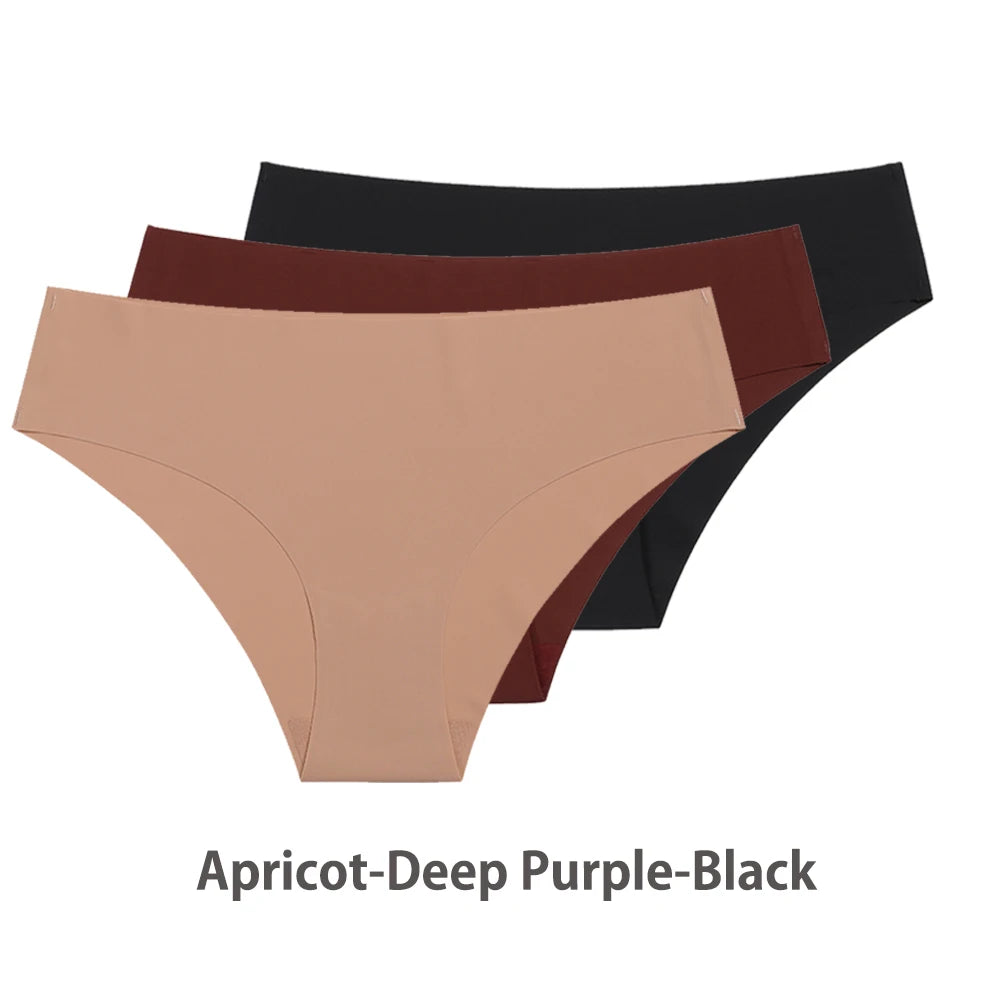 Seamless Ice Silk Briefs – 3-Pack