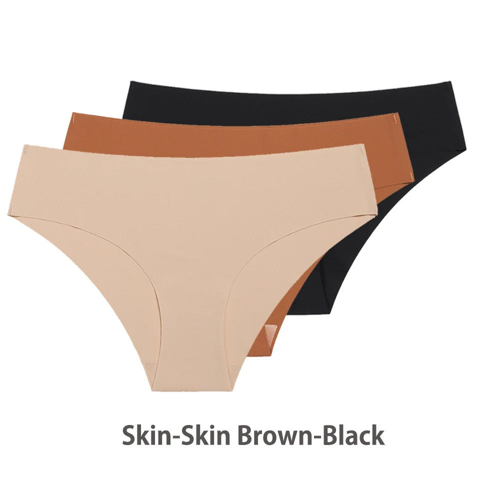 Seamless Ice Silk Briefs – 3-Pack