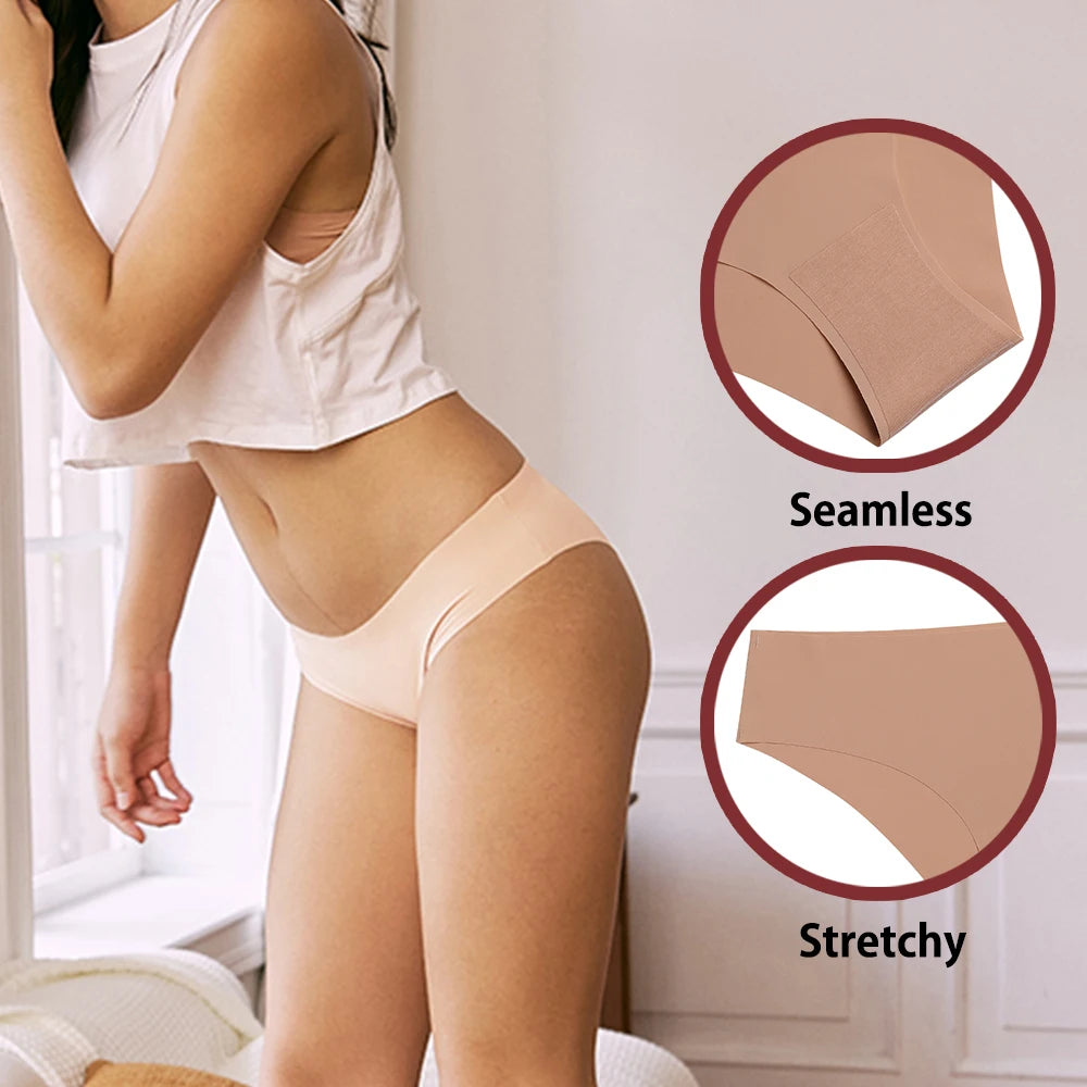 Seamless Ice Silk Briefs – 3-Pack
