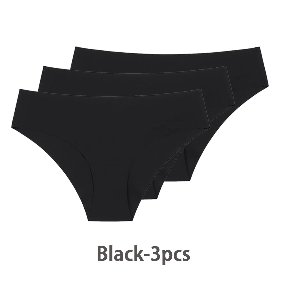 Seamless Ice Silk Briefs – 3-Pack