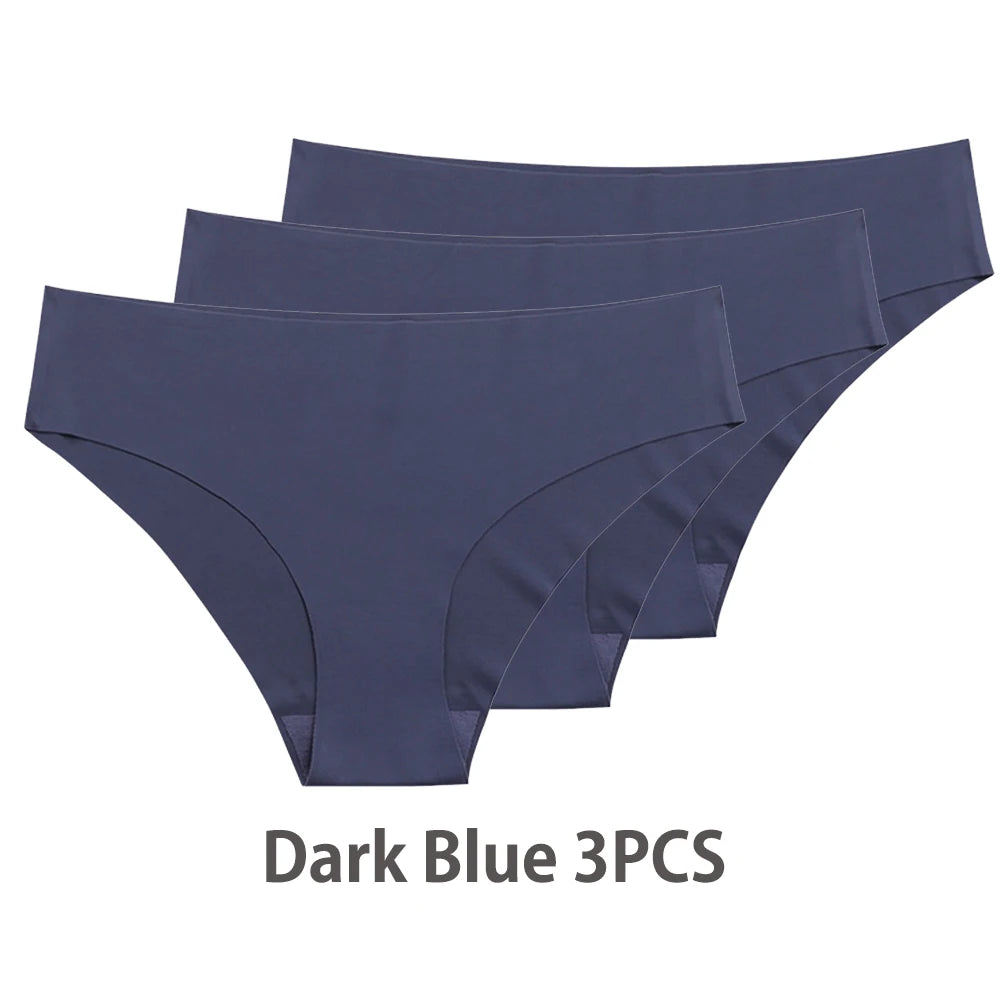 Seamless Ice Silk Briefs – 3-Pack