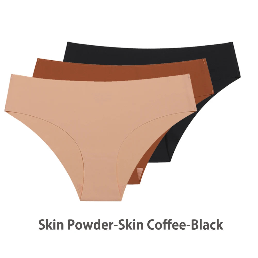 Seamless Ice Silk Briefs – 3-Pack