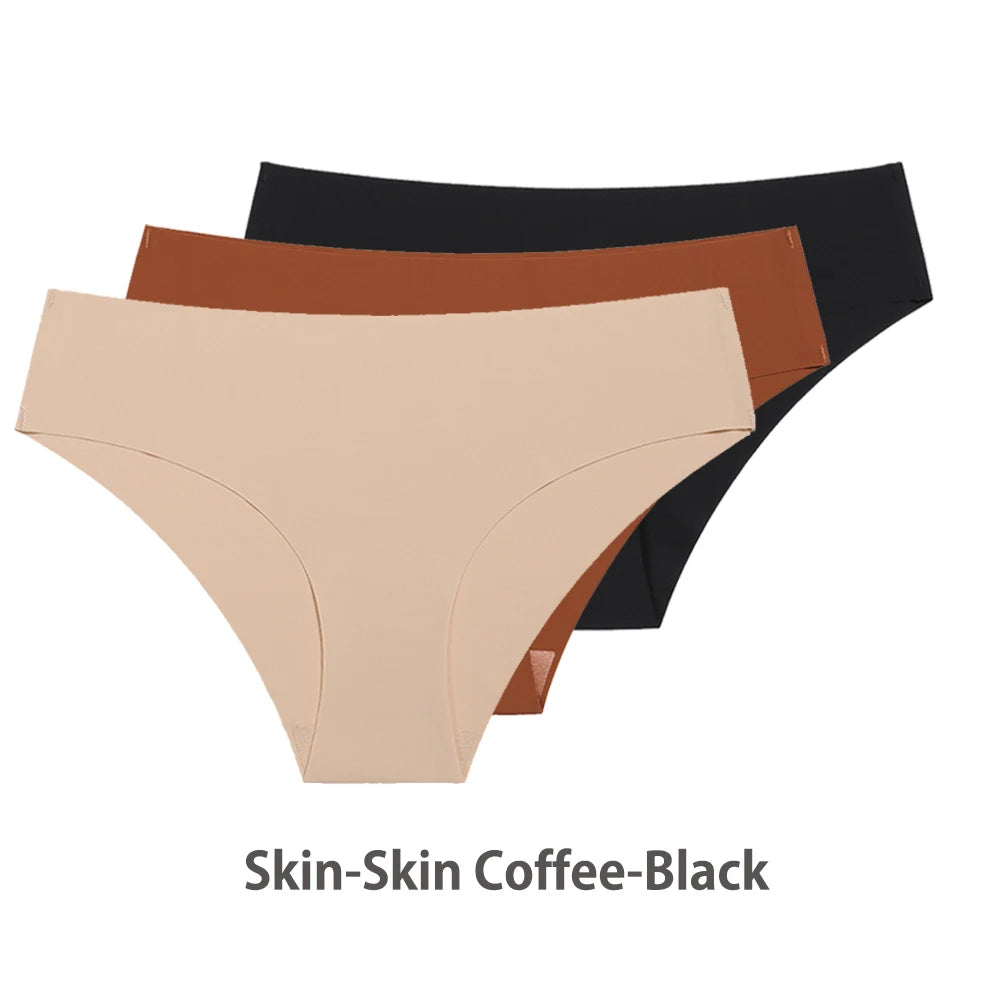 Seamless Ice Silk Briefs – 3-Pack