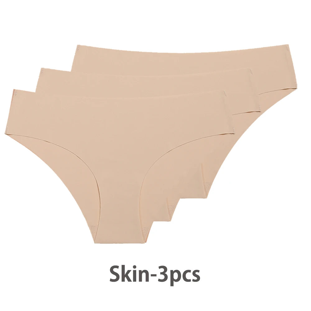 Seamless Ice Silk Briefs – 3-Pack