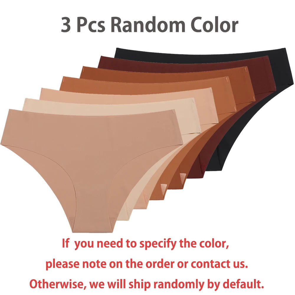 Seamless Ice Silk Briefs – 3-Pack