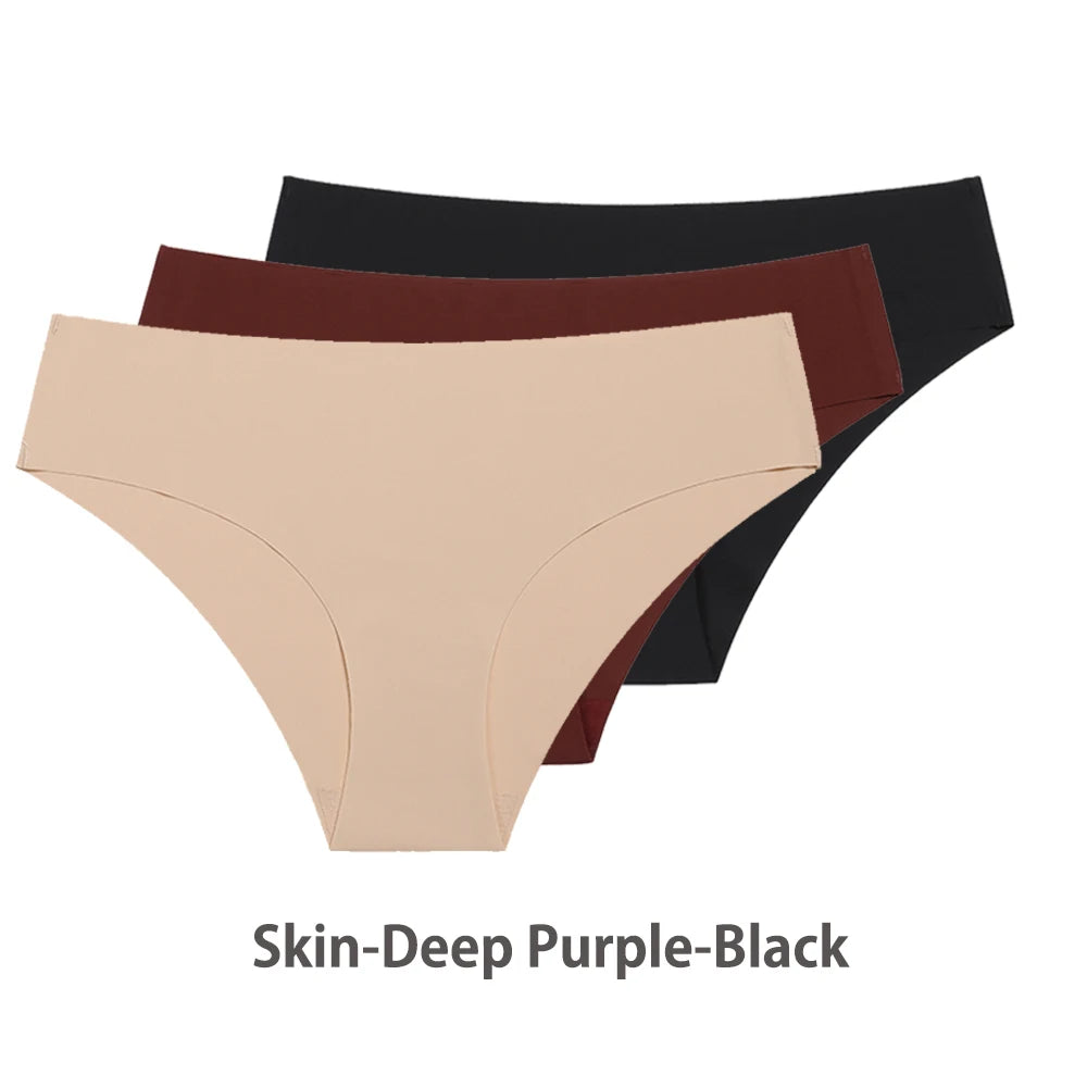 Seamless Ice Silk Briefs – 3-Pack