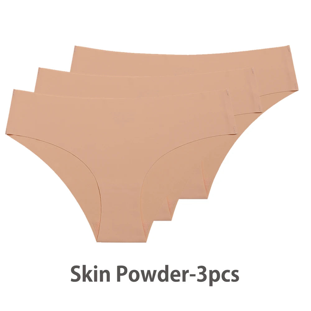 Seamless Ice Silk Briefs – 3-Pack