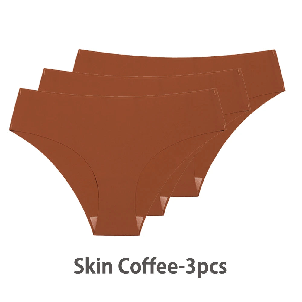 Seamless Ice Silk Briefs – 3-Pack