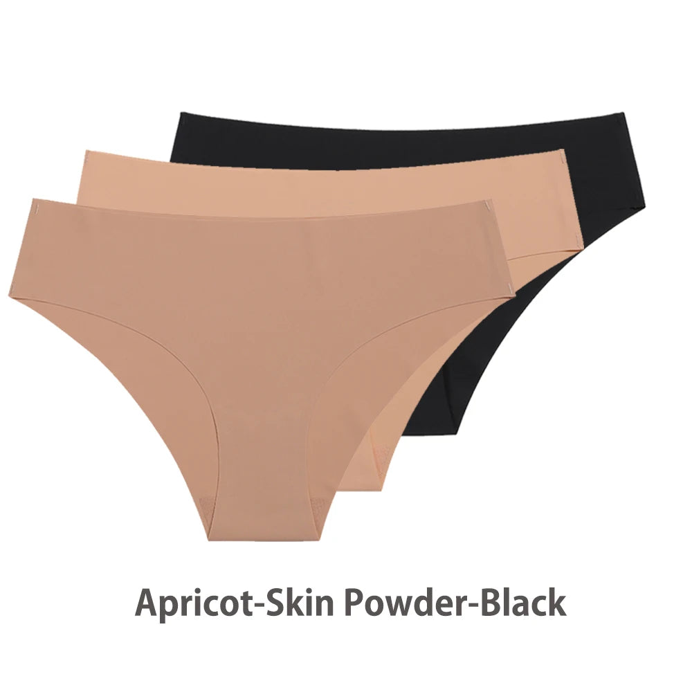 Seamless Ice Silk Briefs – 3-Pack