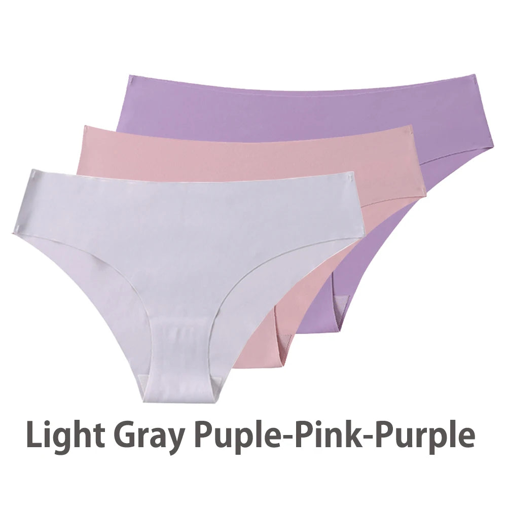Seamless Ice Silk Briefs – 3-Pack