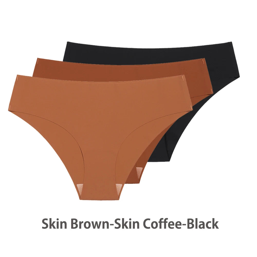 Seamless Ice Silk Briefs – 3-Pack