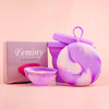 Silicone Menstrual Disc with Sterilizer Case & Storage Container
