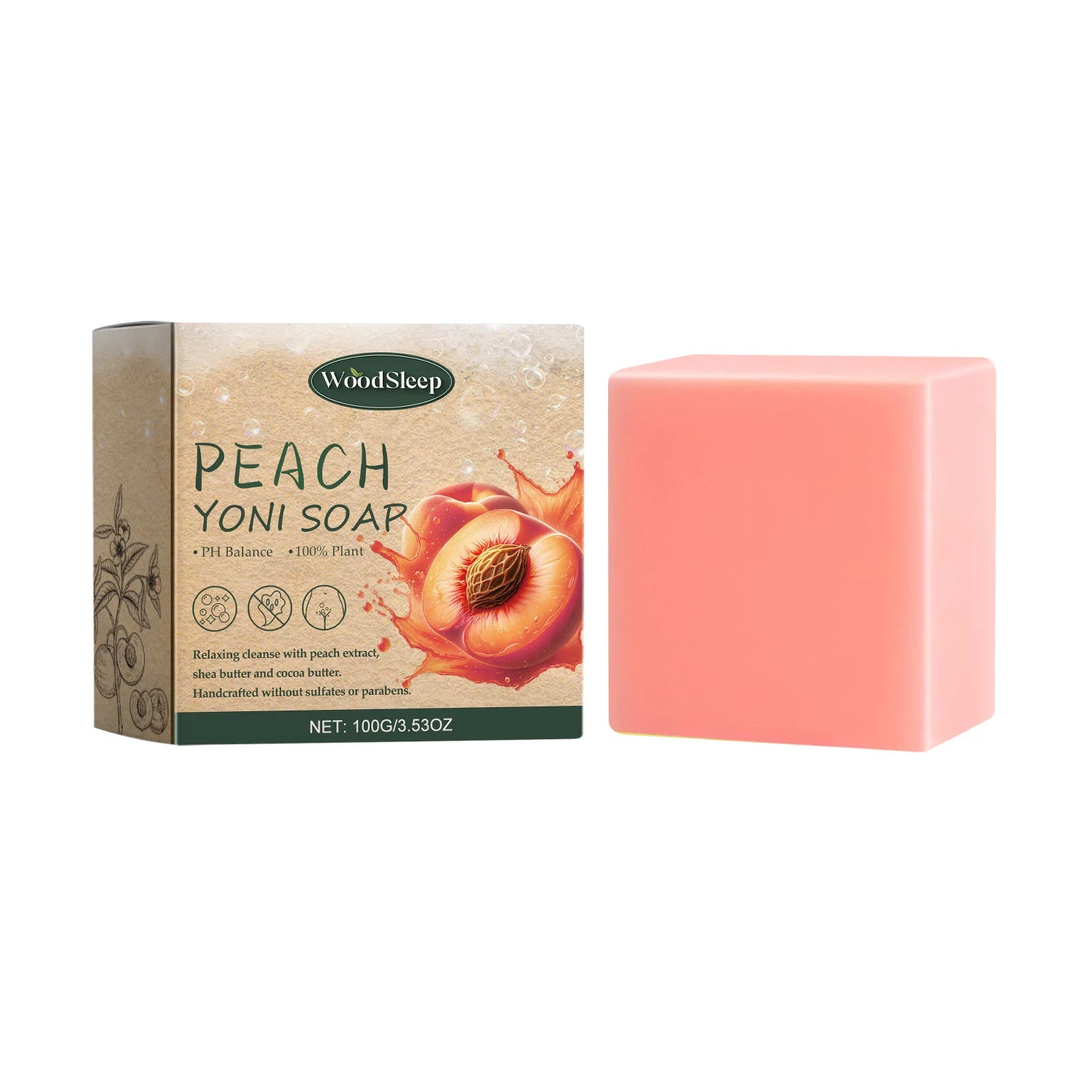 Yoni Bar Soap – Strawberry pH Balance Wash