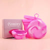 Silicone Menstrual Disc with Sterilizer Case & Storage Container