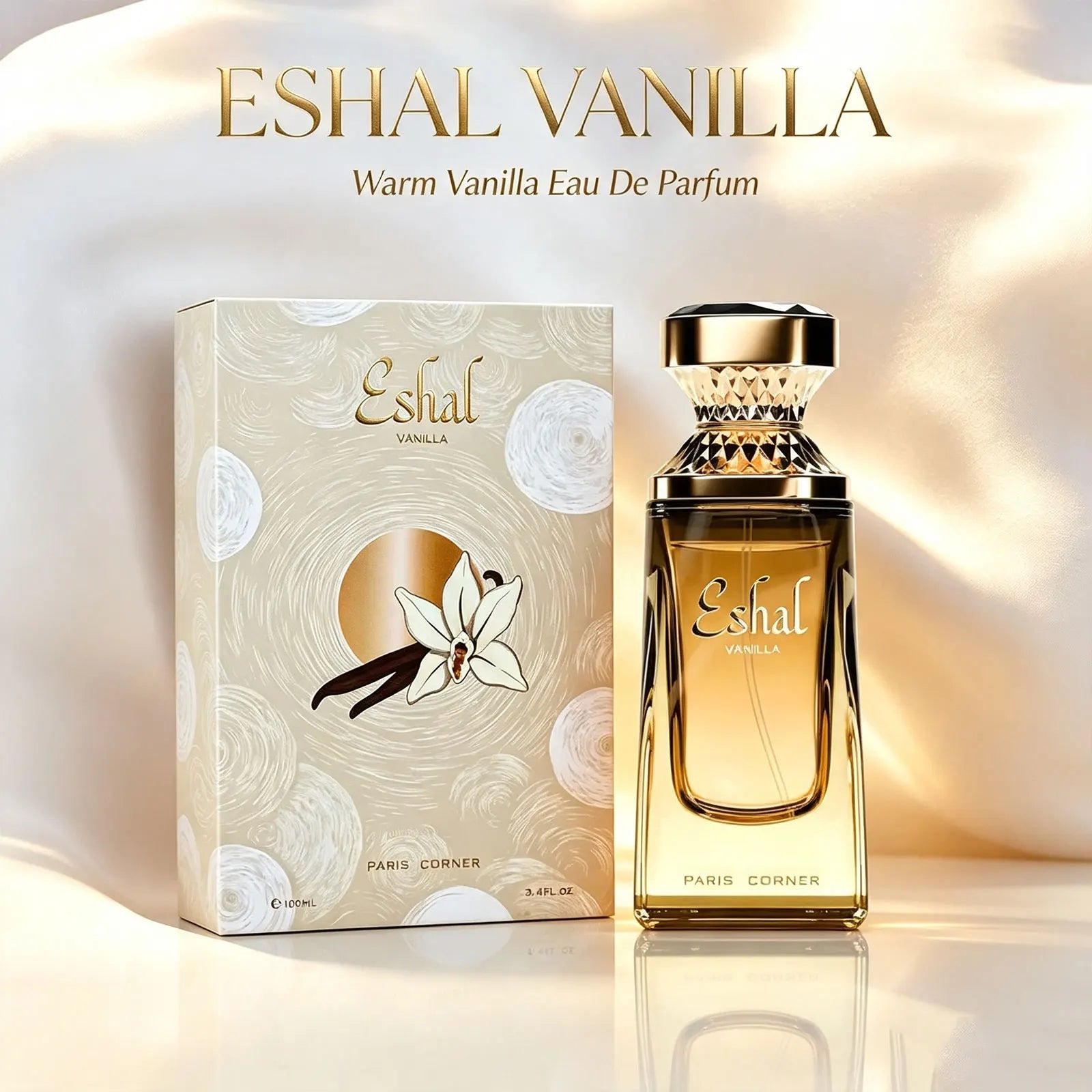 Eshal Vanilla EDP – Unisex Floral Fragrance 100ml