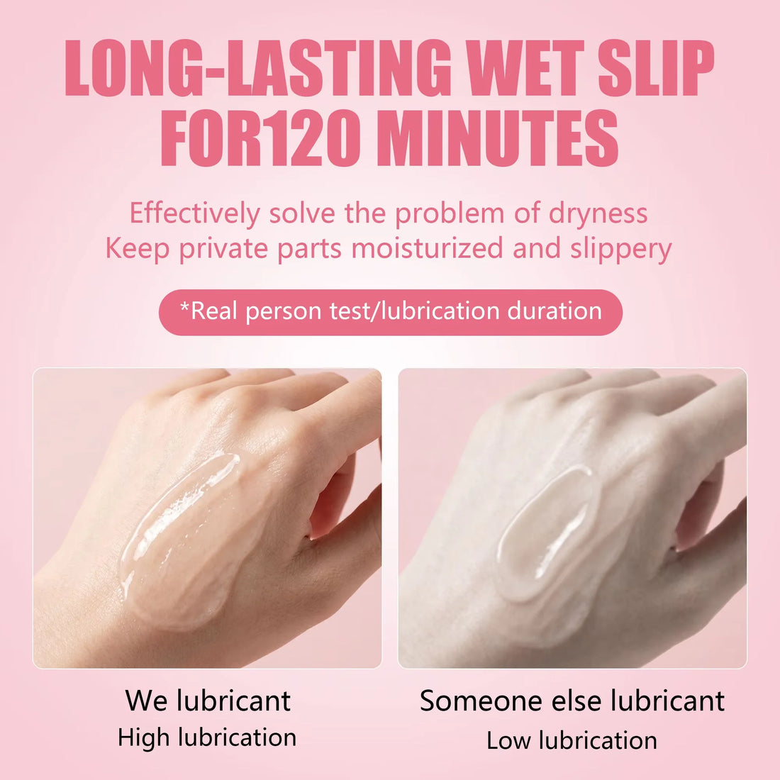 2-in-1 Water-Based Personal Lubricant Gel