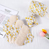 Reusable Washable Cotton Menstrual Pads – 4-Pack with Wet Bag