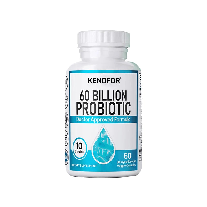 60 Billion CFU Probiotic with Prebiotics