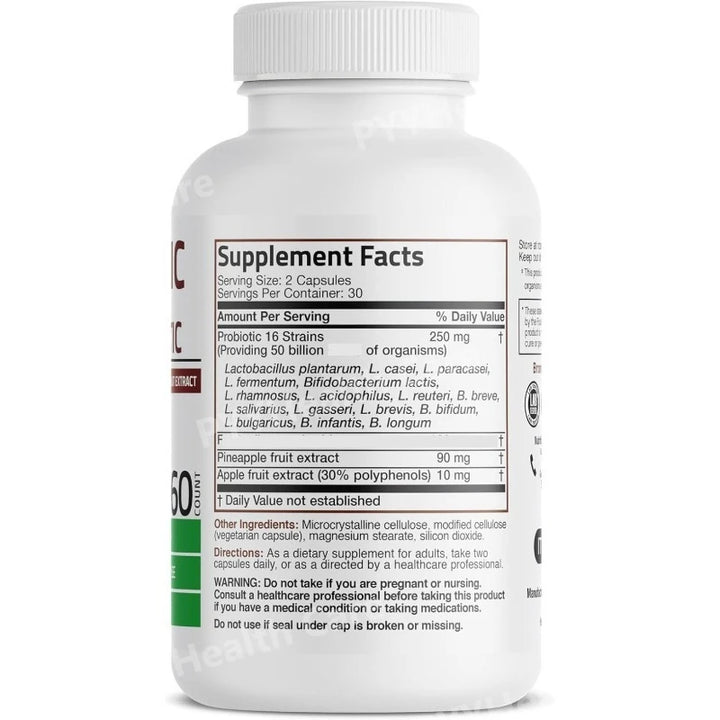 Probiotic 50 Billion CFU with Apple Polyphenols