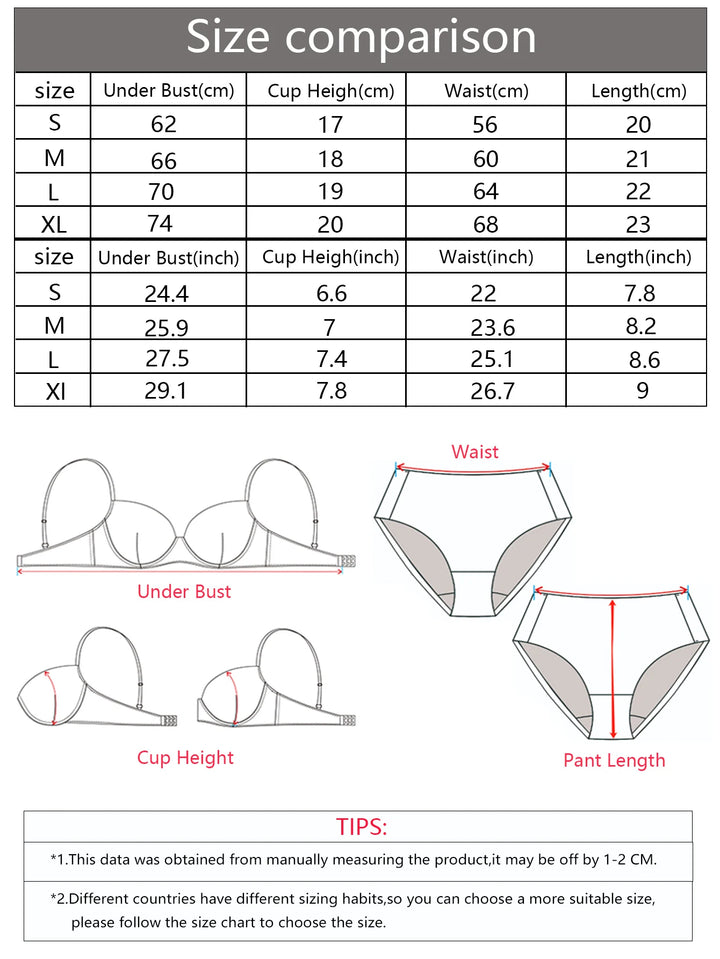 2-piece Sexy Multi-color Lingerie Set For Women's Gathering Push Up Underwear For Women's Flower Underwear Set A2155