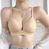 Japanese Style Seamless Push-Up Bra Comfort Wireless Underwear Women's Deep V Neck Bralette 3/4 Cup Daily Comfort Lingerie S-XL