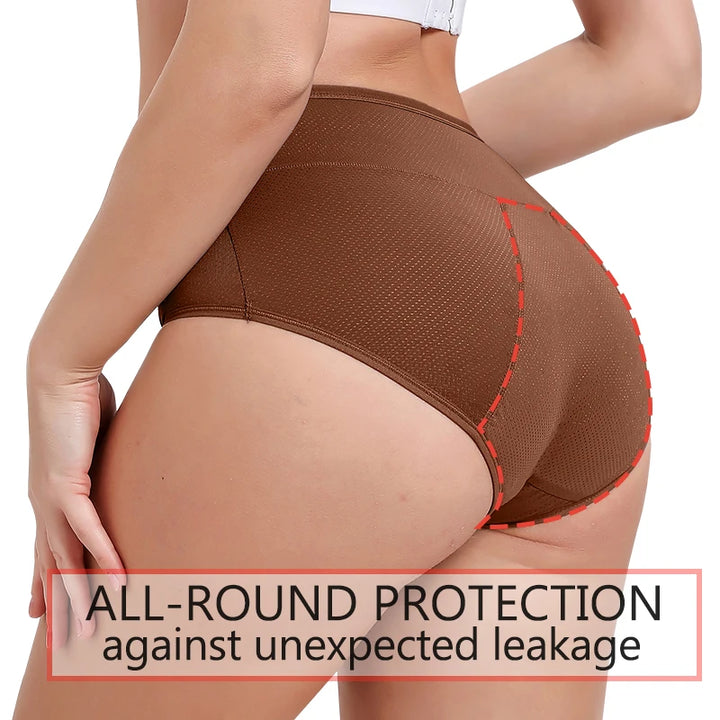 3-Layer Absorbent Period Underwear – Breathable Briefs