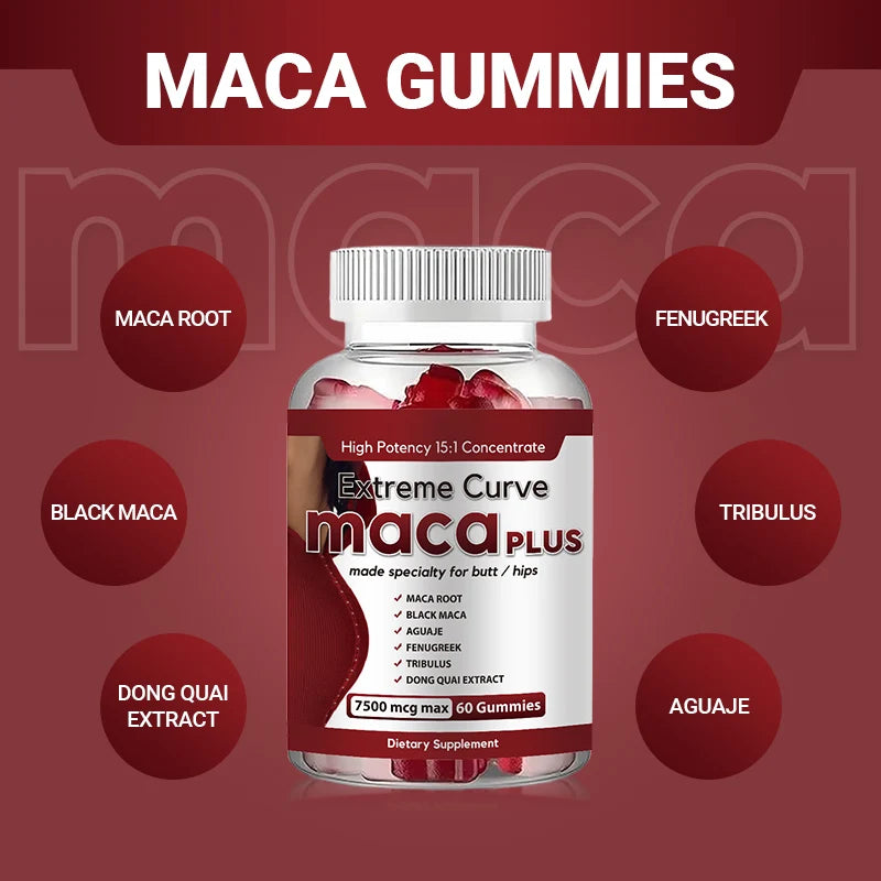Maca Root Gummies for Curves & Vitality
