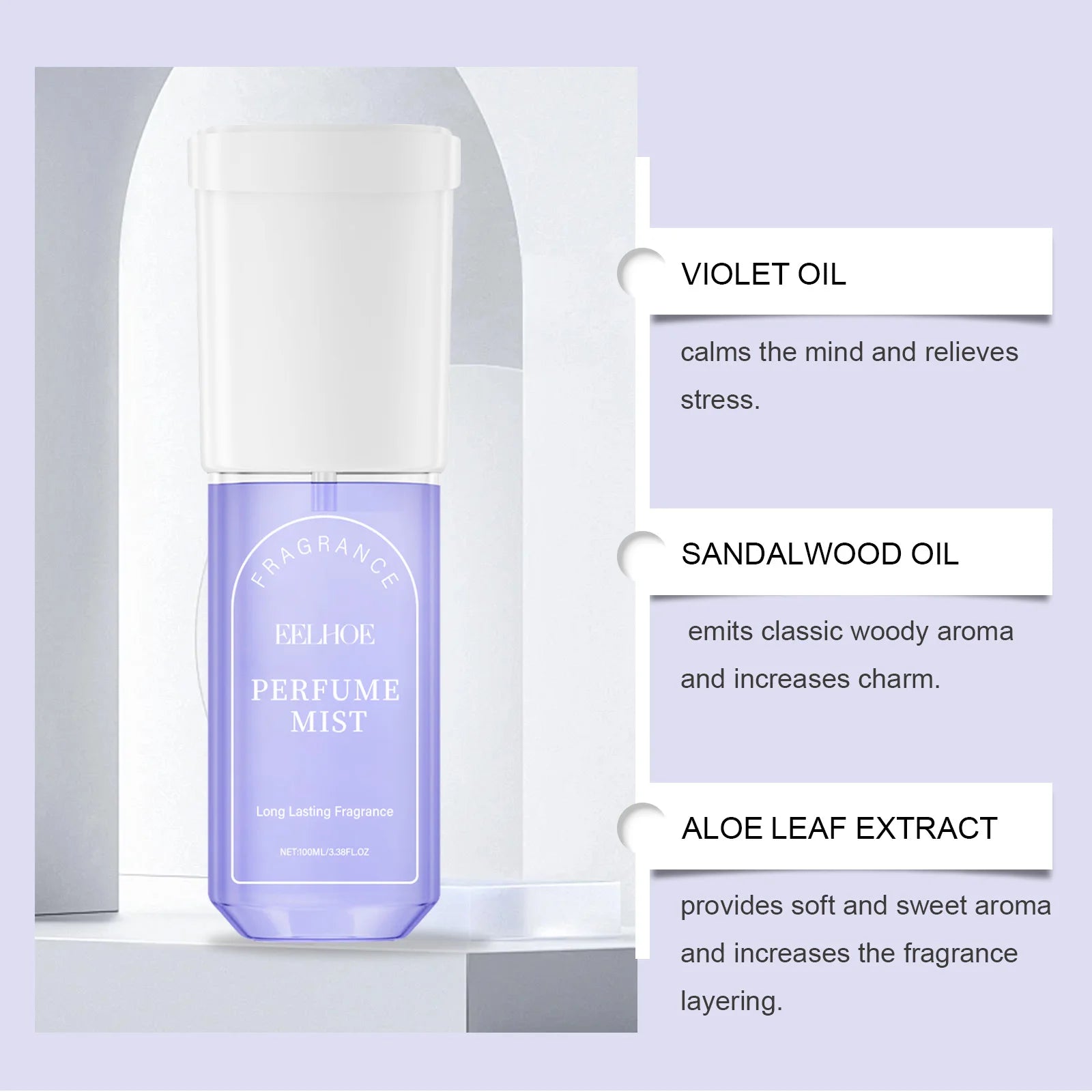 Floral Body & Hair Perfume Spray – Alcohol-Free, 100ml