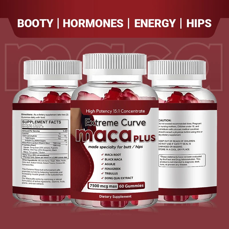 Maca Root Gummies for Curves & Vitality