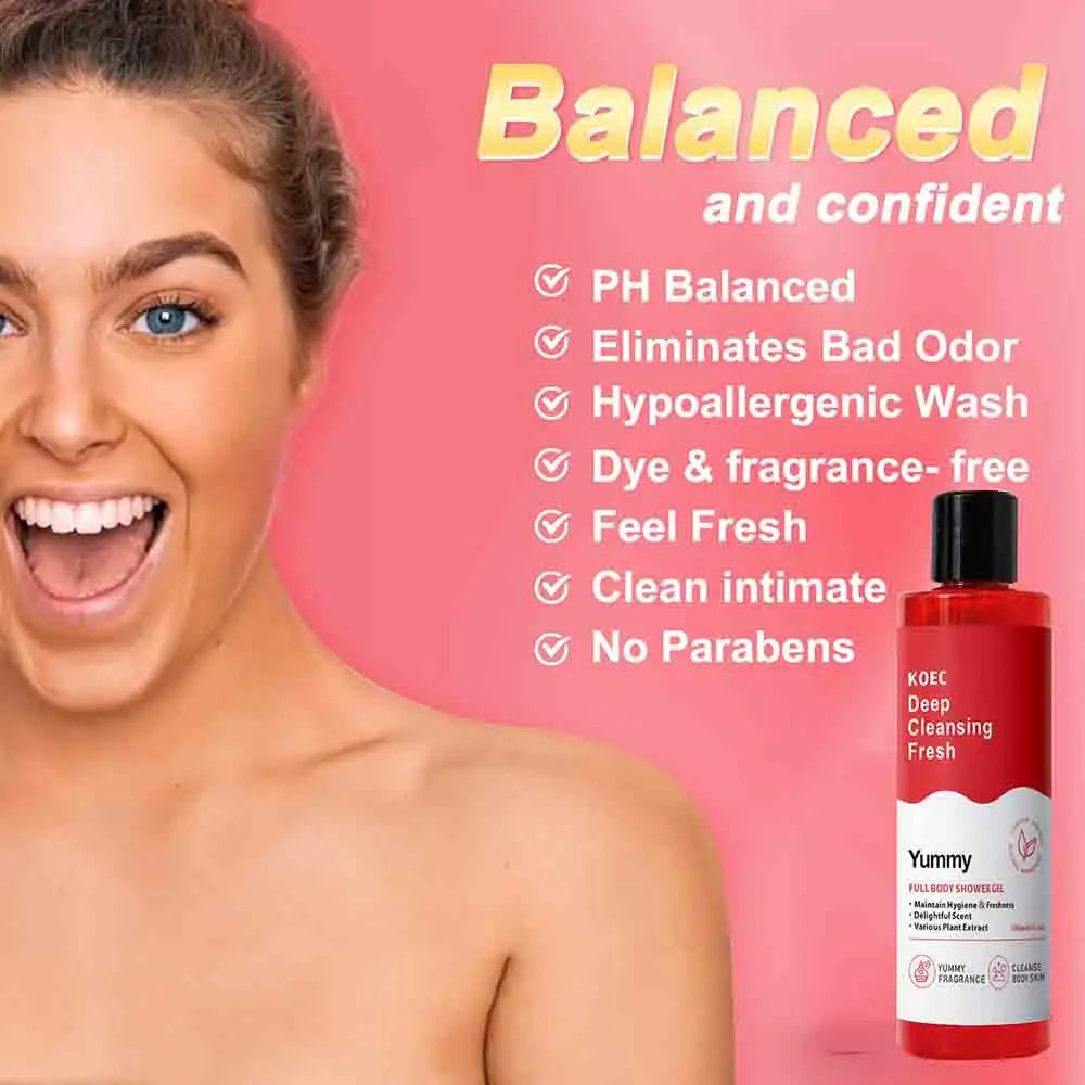 Feminine Body Wash with Probiotics & pH Balance