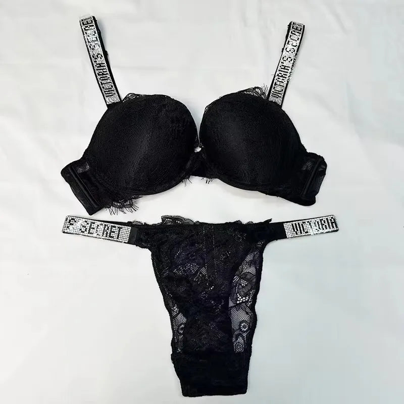 Lace Push-Up Bra & Panty Lingerie Set
