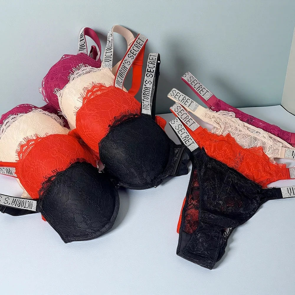 Lace Push-Up Bra & Panty Lingerie Set