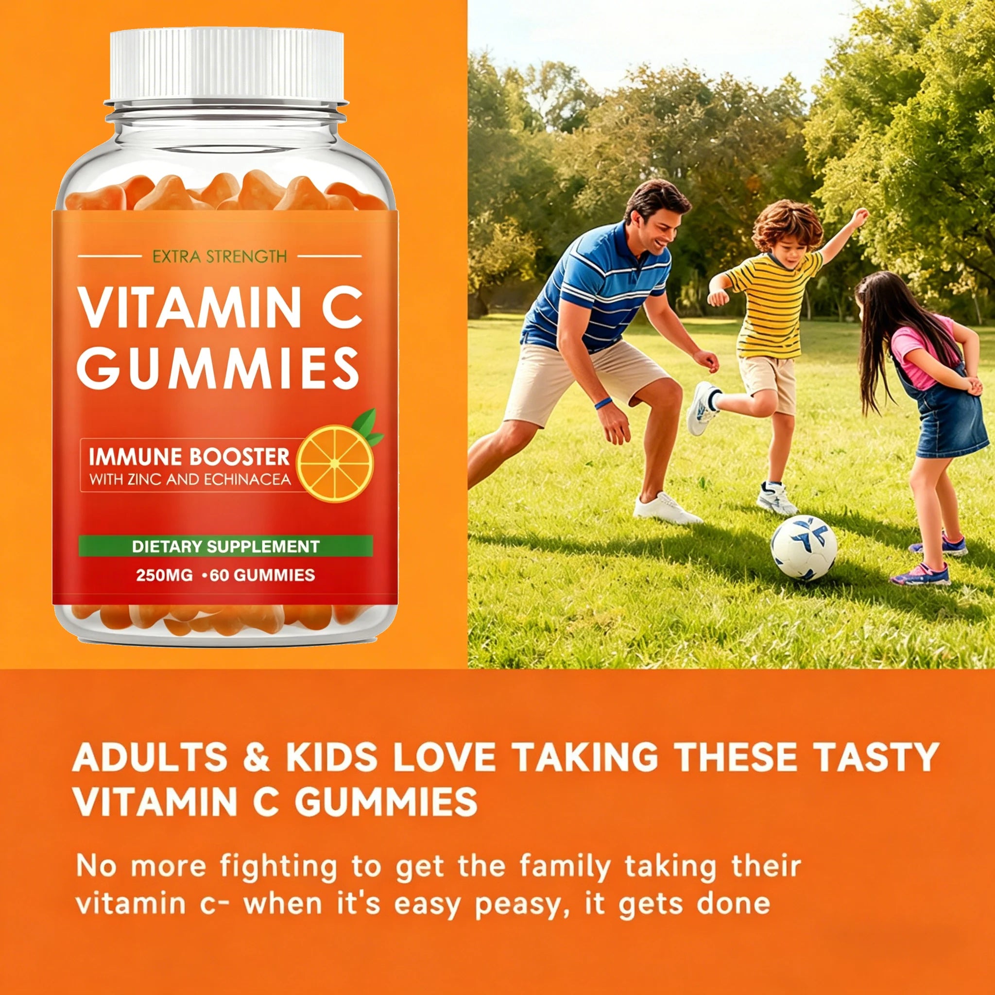 Vitamin C Gummies – Immunity & Skin Support