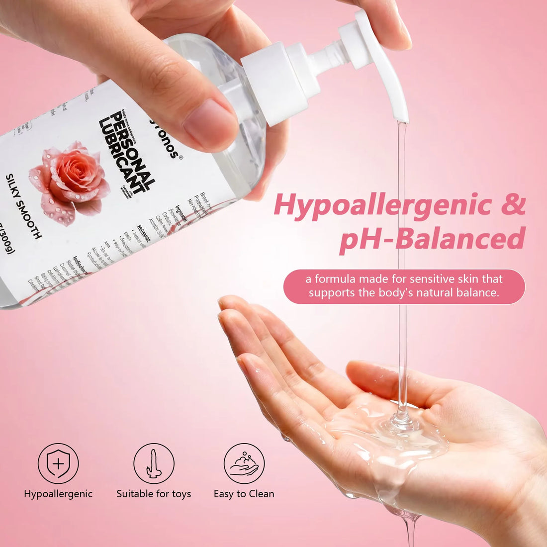 2-in-1 Water-Based Personal Lubricant Gel