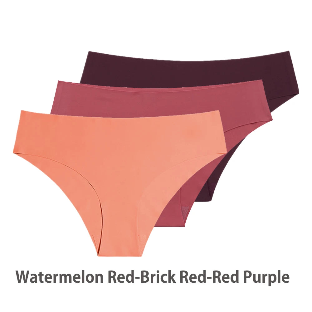 Seamless Ice Silk Briefs – 3-Pack