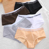 4/5PCS Women Cotton Panties Sexy Low Waist Elastic Briefs Letter Straps Underwear Female Solid Sports Panties Soft Lingerie