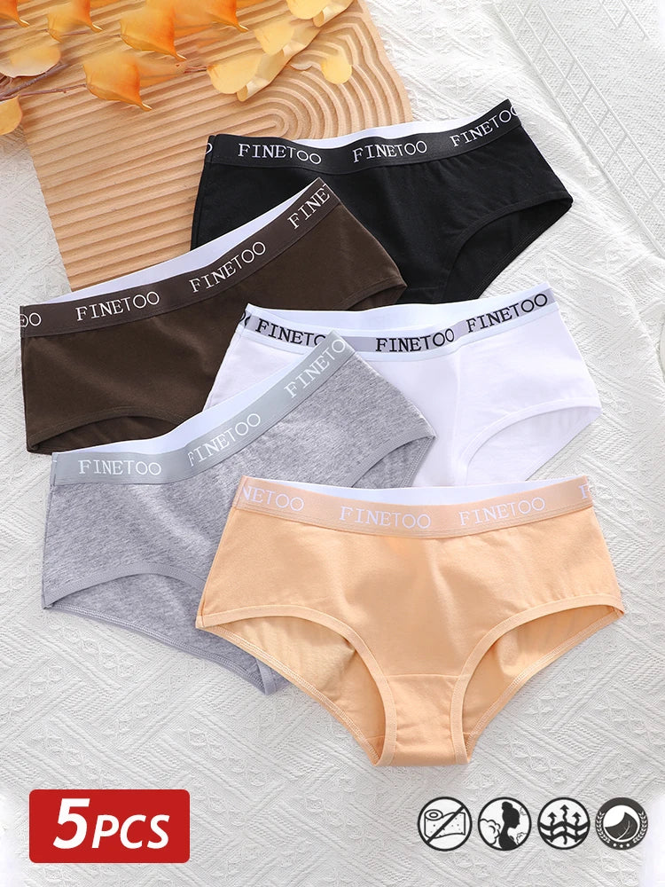 Women's Cotton Low-Rise Briefs – 4/5-Pack