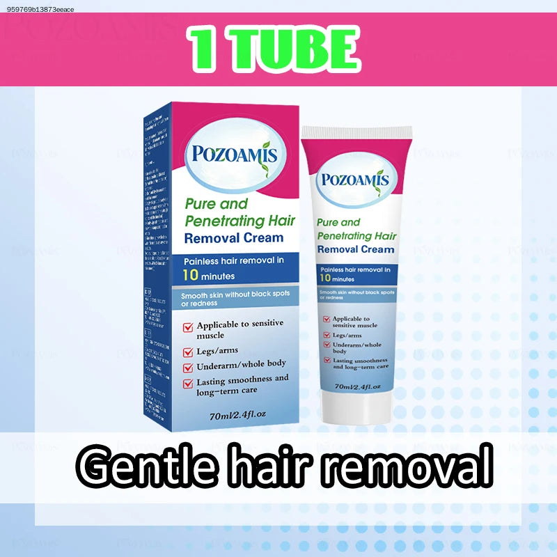 Fast-Action Painless Hair Removal Cream – Bikini, Underarm & Legs