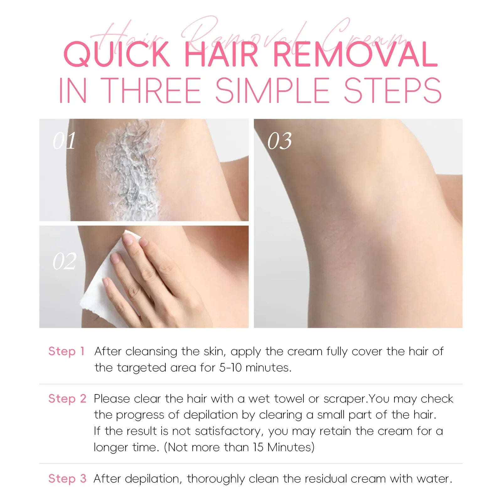 Gentle Hair Removal Cream for Men & Women – 50g