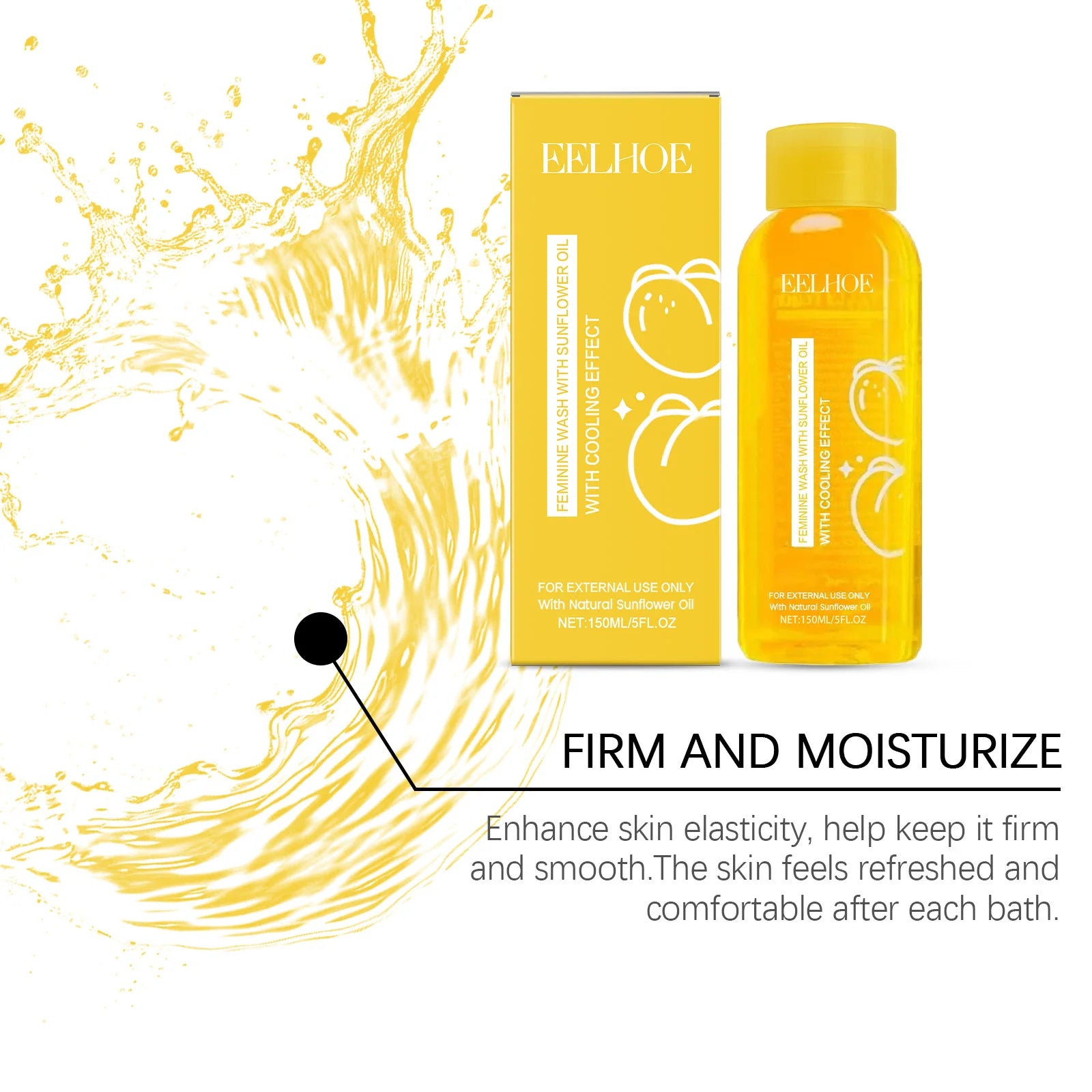 Feminine Wash Shower Gel with Sunflower Oil