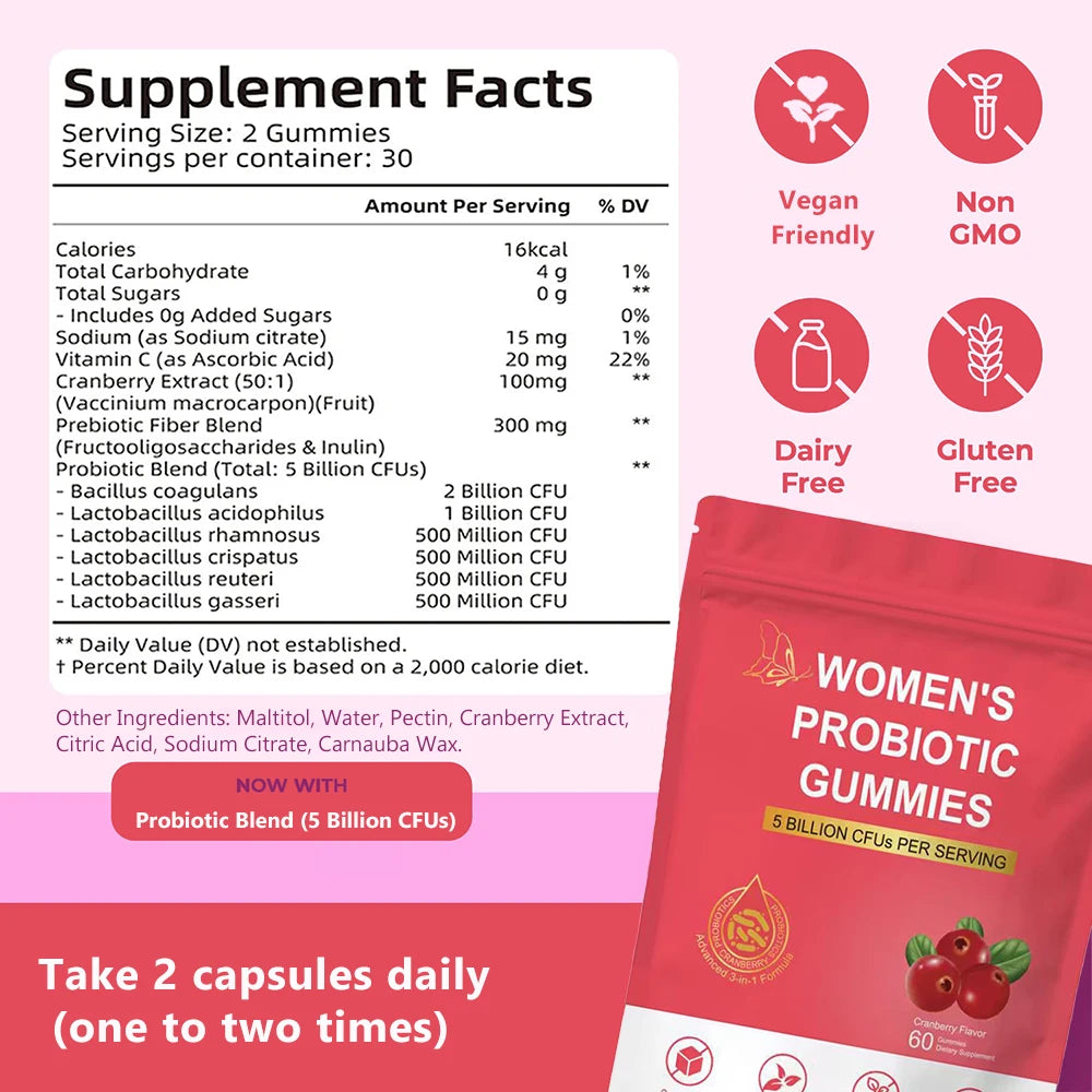 Women's Probiotic Gummies for Feminine Balance
