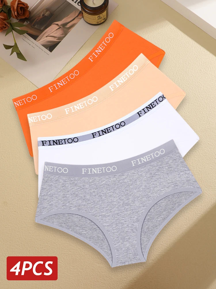 Women's Cotton Low-Rise Briefs – 4/5-Pack