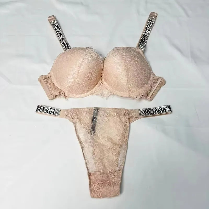 Lace Push-Up Bra & Panty Lingerie Set