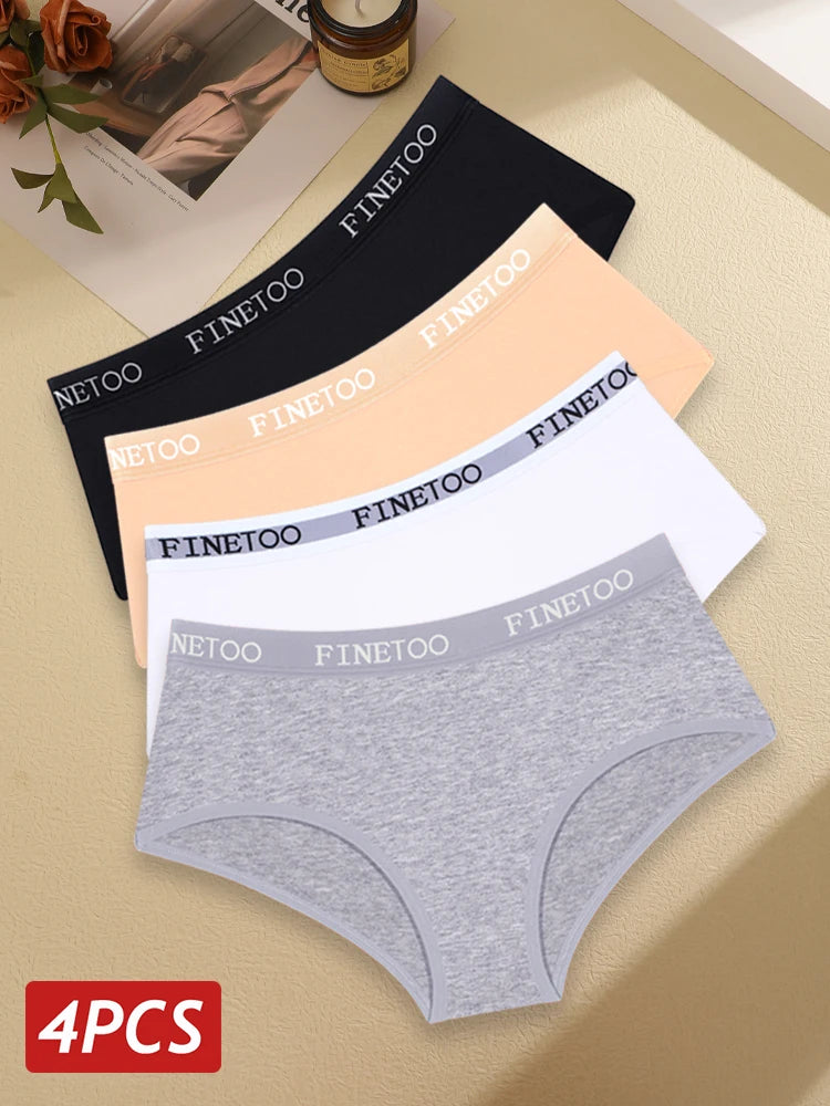 Women's Cotton Low-Rise Briefs – 4/5-Pack