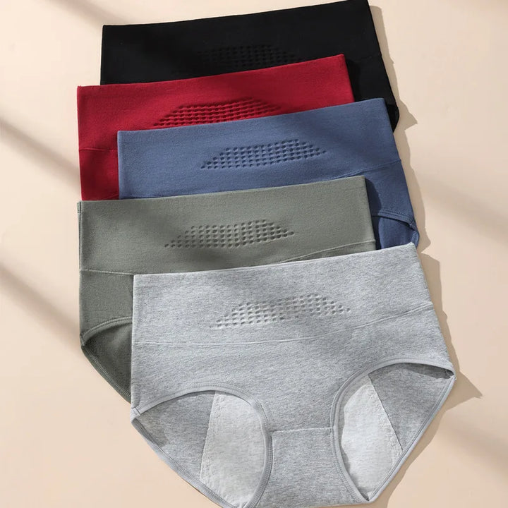 High-Waist Leak-Proof Period Underwear – Cotton Briefs