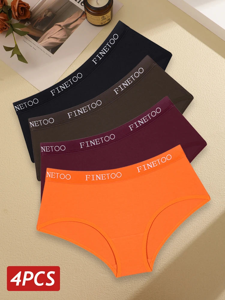 Women's Cotton Low-Rise Briefs – 4/5-Pack